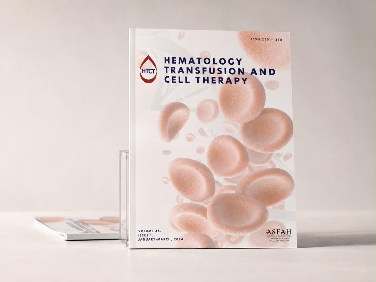 Capa da revista Hematology, Transfusion and Cell Therapy